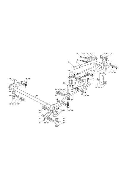 Cutting plate lifting OM 93/16,5 Cat. 2019 Garden tractor