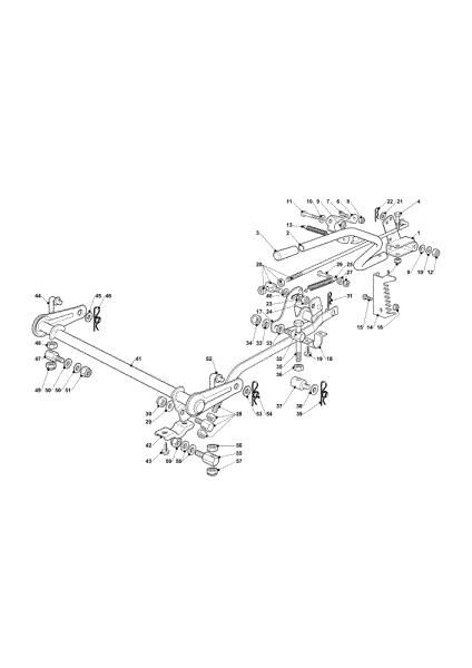 Cutting plate lifting OM 103/21 Cat. 2019 Garden tractor