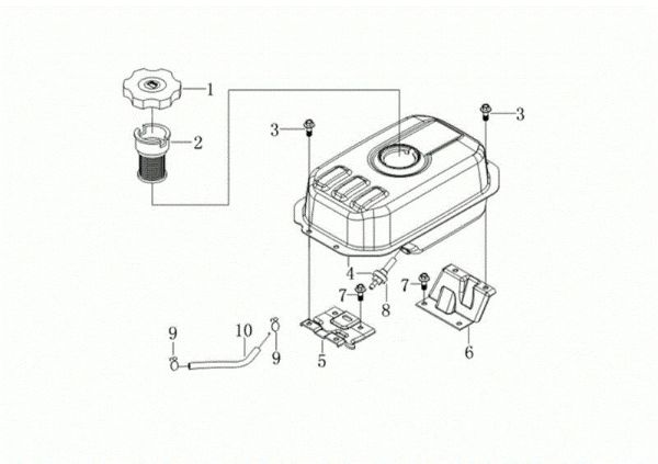 Tank MH 175 RKS (K800 HT - EURO5) Rotary tiller