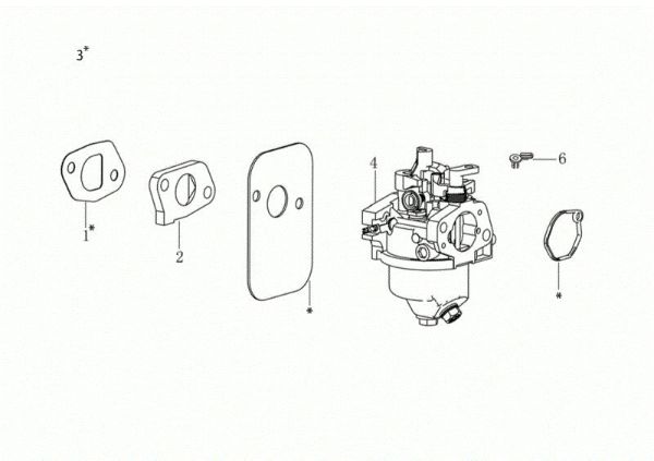 Carburetor G 44 TK COMFORT PLUS (K605) EURO 5 Lawnmower
