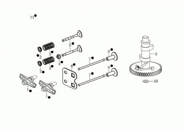 Reed valve kit MAX 53 TK ALUMINIUM PRO (K805) EURO 5 Lawnmower