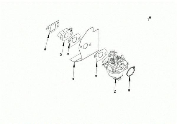 Carburetor G 53 VK ALLROAD PLUS 4 (K805) EURO 5 Lawnmower