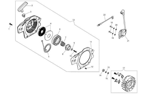 Ignition system GSH 400 (Euro 2) Chainsaw