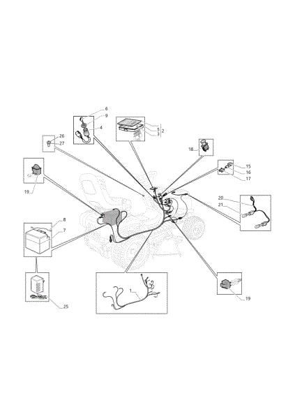 Electrical parts OM 108L/18,5 H Cat. 2020 Garden tractor
