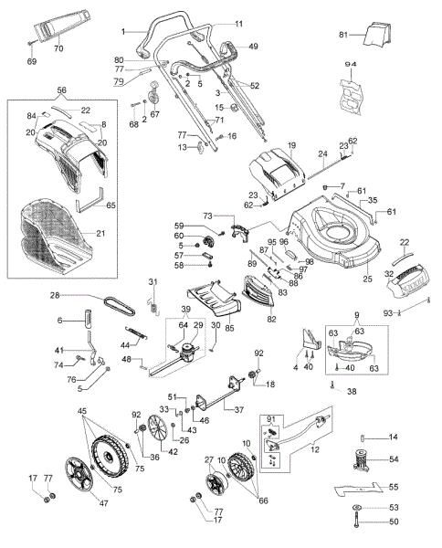 Illustrated parts list G 48 TK ALLROAD PLUS 4 (K655) EURO 5 50Y Lawnmower