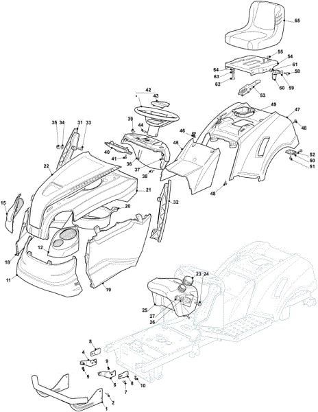 Body OM 93/16 K Cat. 2022 Garden tractor
