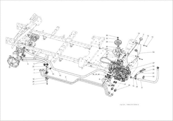 Hydraulic system CHEYENNE 26 (KAWASAKI) Cat. 2022 Garden tractor
