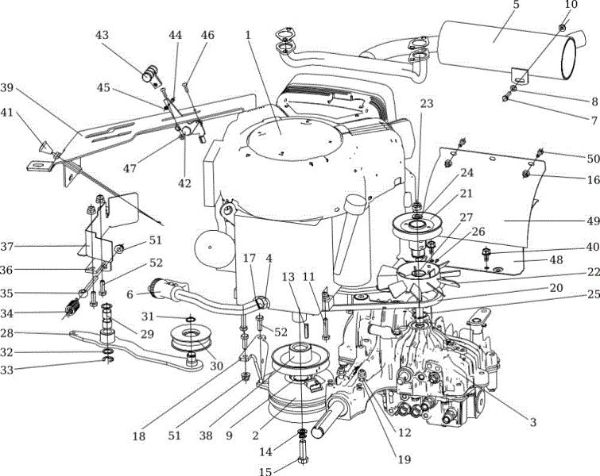 Engine APACHE 92 4x4 EVO Cat.2022 Garden tractor