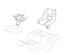 Body (1/2) GLX 14-84H Garden tractor