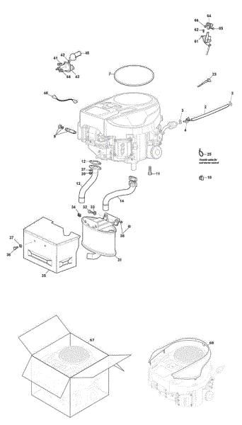 Engine GLX 22-102 H2 Garden tractor