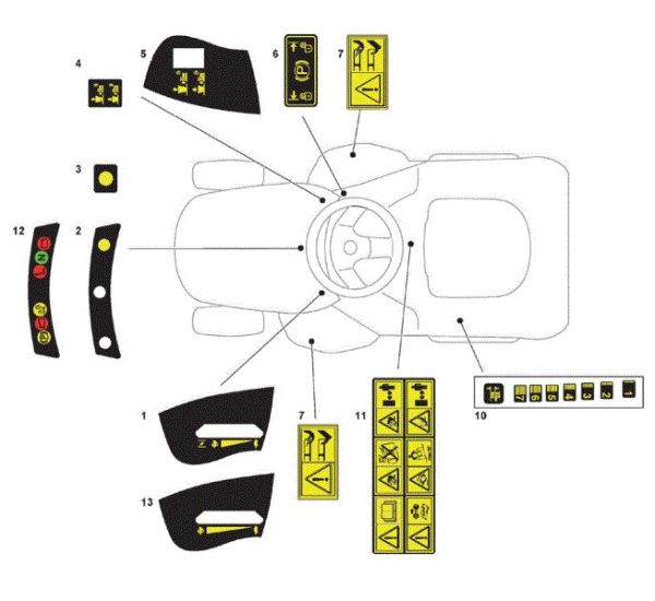 Labels GLX 22-102 H2 Garden tractor