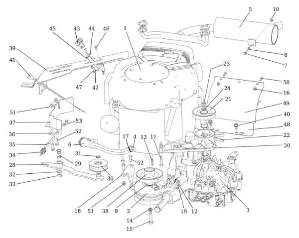 Engine APACHE 92 EVO Cat.2023 Garden tractor