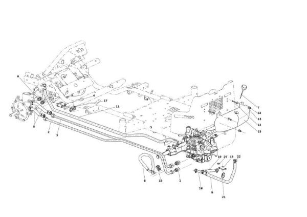 Hydraulic distribution APACHE 92 4x4 EVO Cat.2023 Garden tractor