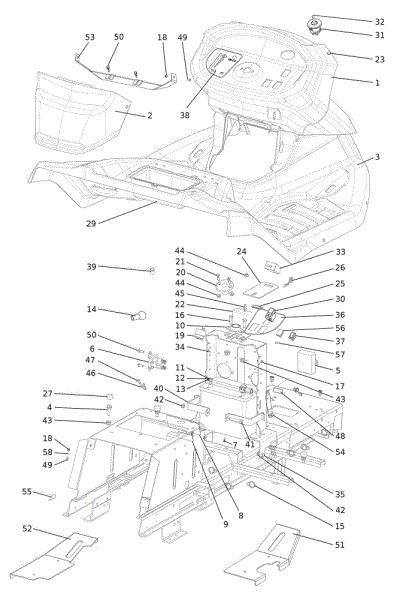 Dashboard OM 92/16H Cat.2023 Garden tractor