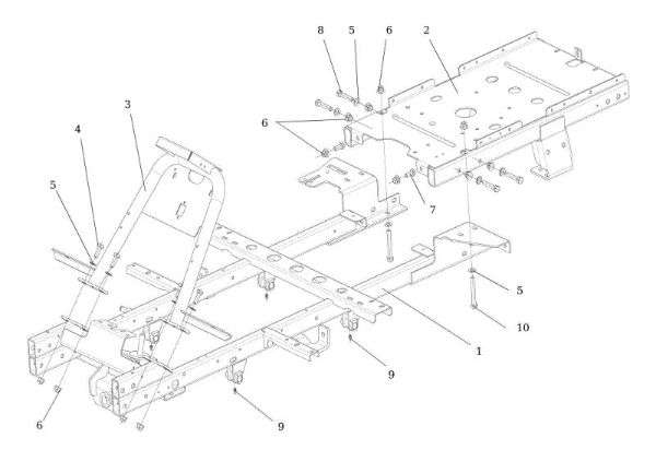 Frame 1/2 CHEYENNE 26 (KAWASAKI) Cat. 2023 Garden tractor