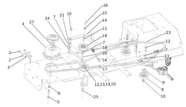 Clutch OM 107 L/24 KH (K2400AVD V-Twin - EURO5) Cat. 2023 Garden tractor