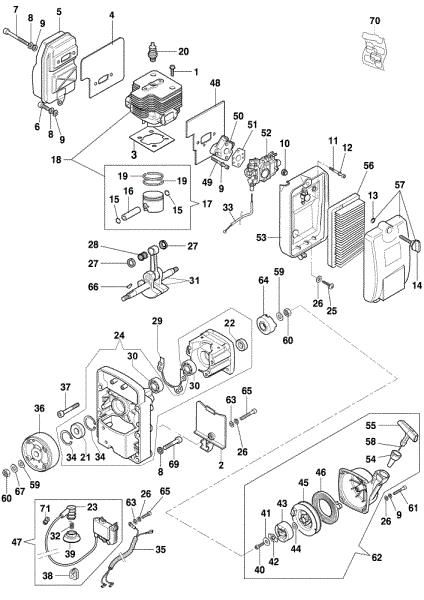Engine AM 162 Mistblower