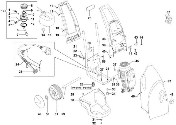 Deck PW 200 High-pressure washer