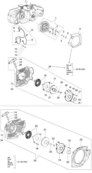 Ignition system 983 TTA Power cutter