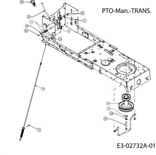 Levers POLO 97/13,5 T Cat.2006 Garden tractor