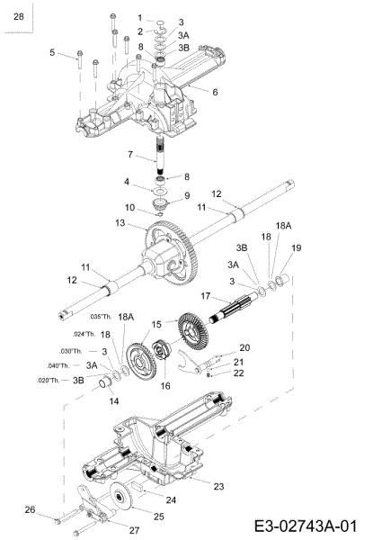 Transmission POLO 97/13,5 T Cat.2006 Garden tractor
