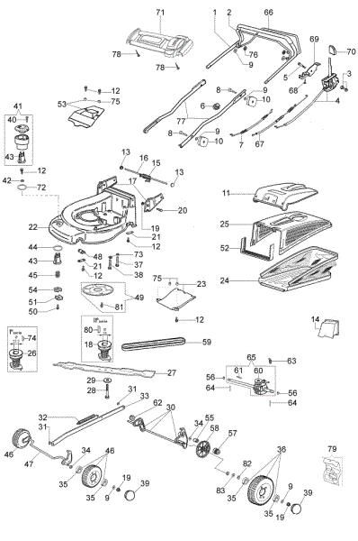 Illustrated parts list (Until May 2007) MAX 44 TH Plus-Cut Lawnmower