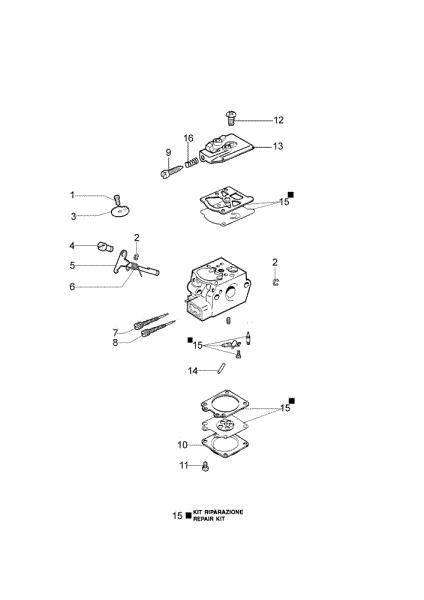 Carburetor WT-869 SPARTA 37 Brushcutter