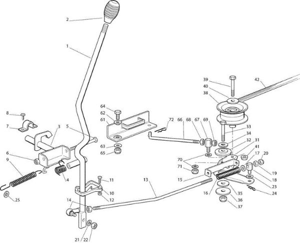 Cutting plate (1) OM 72C/12,5H Cat.2007 Garden tractor