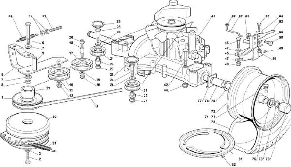 Transmission OM 102C/20H Cat.2007 Garden tractor