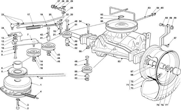 Transmission OM 91C/11,5M Cat.2008 Garden tractor