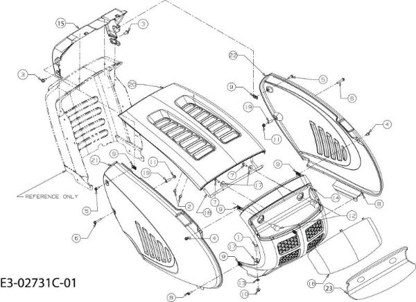 Body POLO 108/20 H Cat.2008 Garden tractor