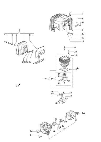 Engine SPARTA 42 BP Brushcutter