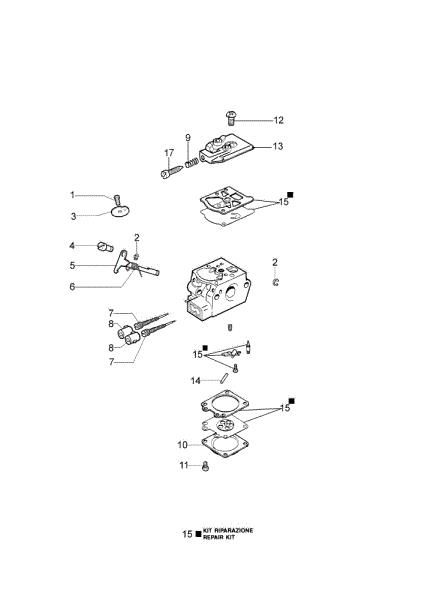 Carburetor WT-930C BC 320 T Brushcutter