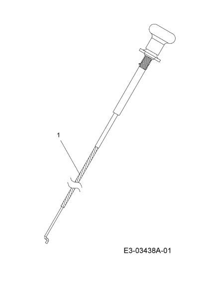 Starter cable KROSSER 92/15 H Garden tractor