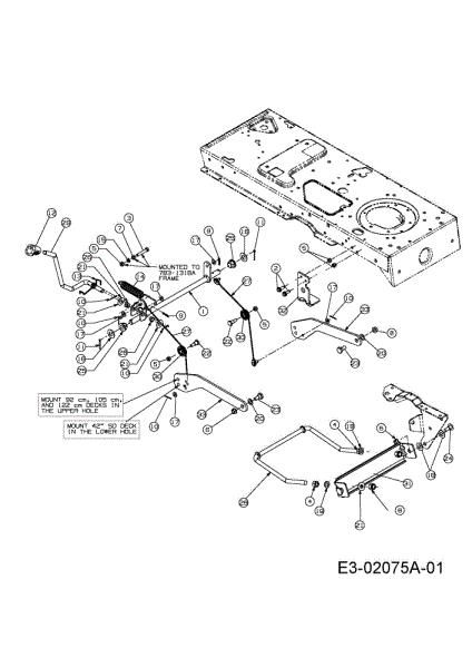 Cutting plate lifting KROSSER 92/15 H Garden tractor