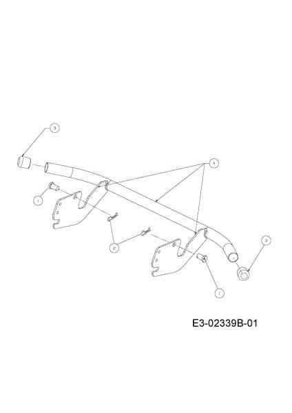Bumper KROSSER PLUS 105/17,5 H Garden tractor