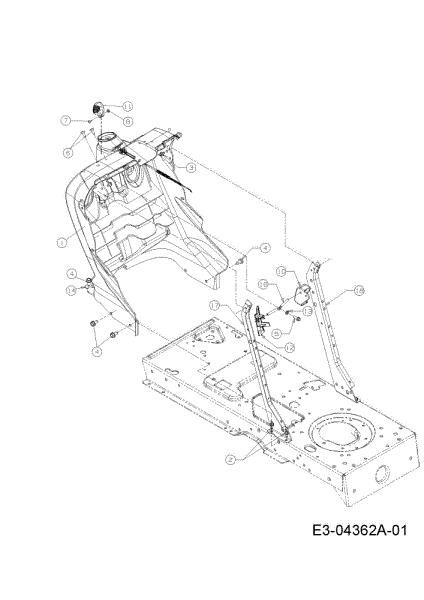 Dashboard KROSSER PLUS 105/22 H Garden tractor