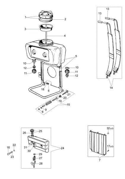 Tank assy MB 80 Mistblower