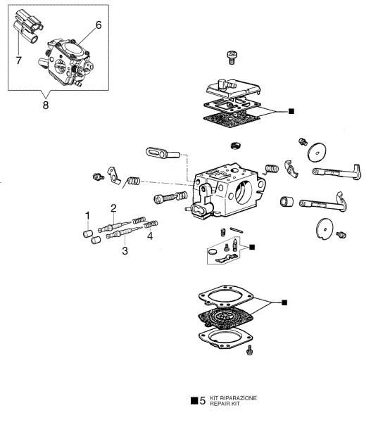 Carburetor HDA-314 952 Chainsaw