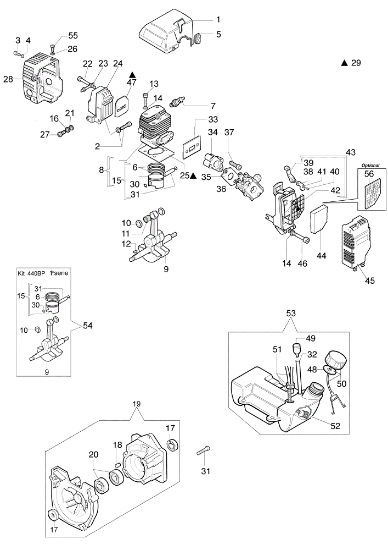Motor 440 BP Desbrozadora