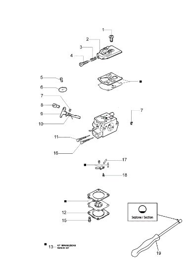 Carburador WP 30 Motobomba