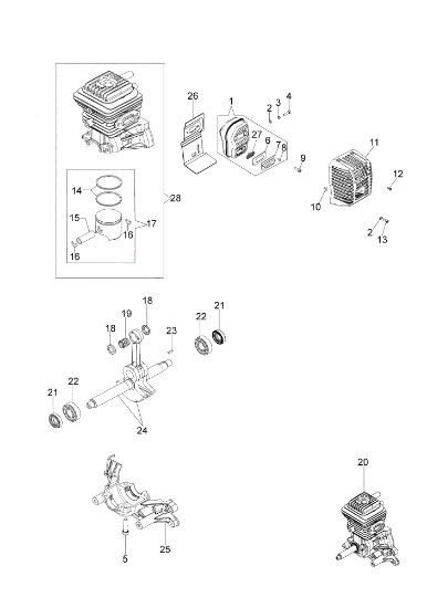 Motor WP 300 (Euro 2) Motobomba