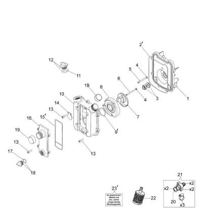 Grupo bomba WP 300 (Euro 2) Motobomba