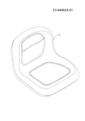 Asiento KROSSER 92/16 H Cat. 2010 Tractor