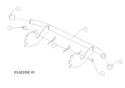 Parachoques KROSSER 105/22 H Cat. 2010 Tractor