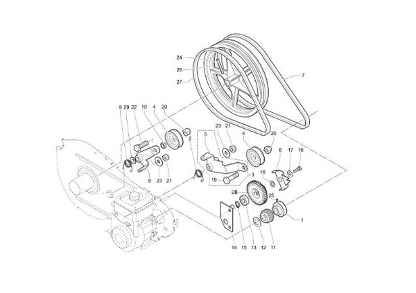 Engranaies MH 180RK (K700 H - SN T210) (EN709) Motoazada