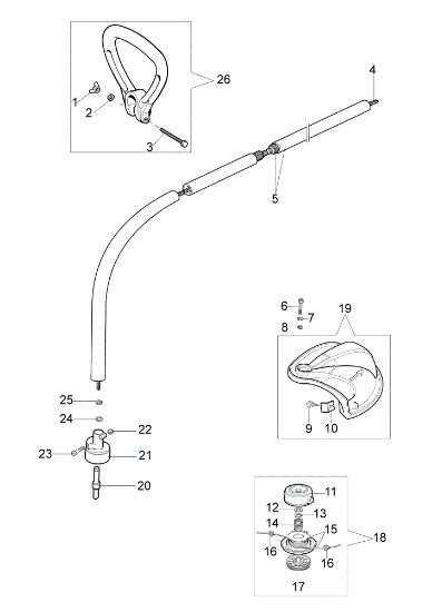 Transmisión TR 60 E Orilladora eléctrica