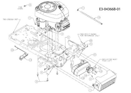 Motor TORNADO 108/15,5 T Cat.2010 Tractor