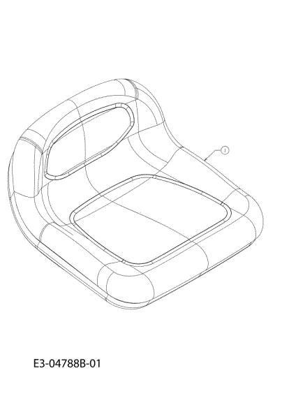 Asiento KROSSER 92/15,5 AM Cat.2010 Tractor
