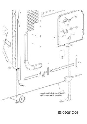 Interruptor "full bag" KROSSER 92/16 H Cat. 2011 (13XXXXXX636) Tractor
